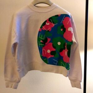 Stella McCartbey kids floral print sweater